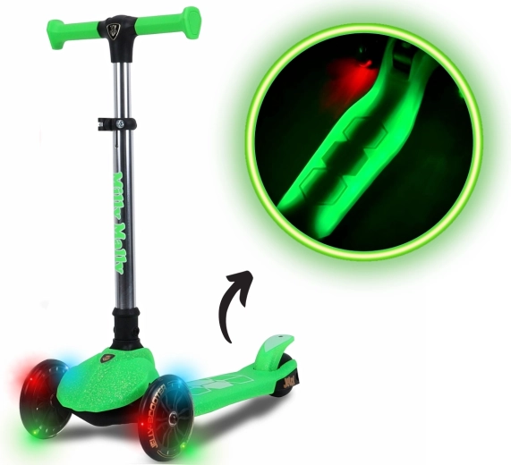 Monopattino per bambini a tre ruote Milly Mally Jelly green