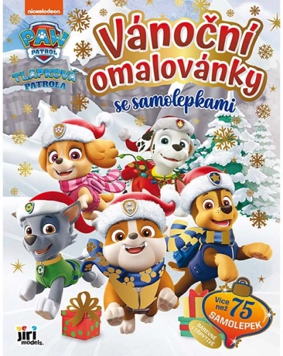 Colora e Gioca di Natale con adesivi Paw Patrol
