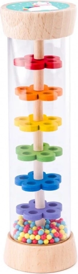 Doccia da bagno in legno trasparente WOODY