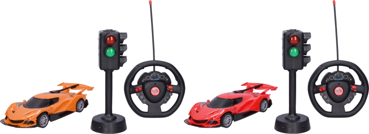 Auto RC con semaforo e telecomando 23,5 cm - 1 pezzo