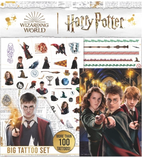 Grande set creativo con quaderno e tatuaggi Harry Potter