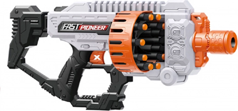 Mitragliatrice con proiettili in schiuma