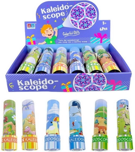 Caleidoscopio in metallo per bambini – 6 motivi