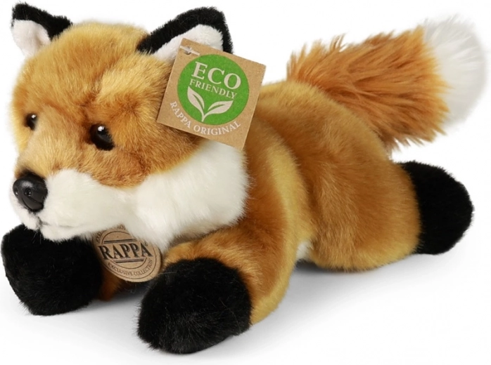 Rappa volpe di peluche sdraiata 20 cm eco-friendly