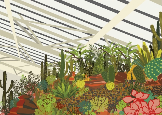 Puzzle Gibsons Serra in stile brutalista di Londra 500 pezzi