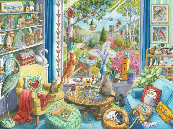Puzzle Ravensburger Osservazione degli uccellini XL 750 pezzi