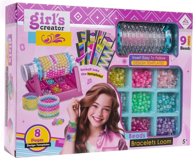 Set per creare braccialetti con telaio e accessori