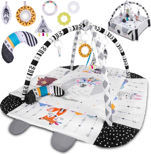 Tappetino gioco educativo interattivo 110 × 100 cm RICOKIDS Boho 3in1