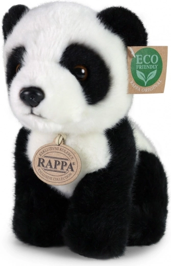 Panda di peluche seduta 18 cm eco friendly