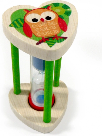 Clessidra Gufo per misurare il tempo di pulizia dei denti