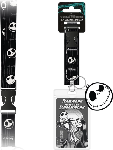 Laccetto da collo Nightmare Before Christmas con tasca trasparente