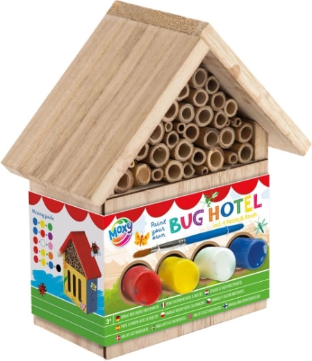 Casetta per insetti in legno da colorare