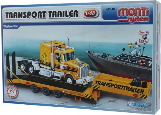 Kit modello Trailer di Trasporto 1:48