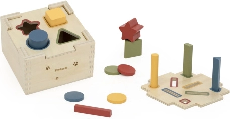 Inserto in legno colori e forme