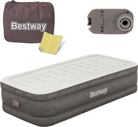 Letto gonfiabile con pompa elettrica integrata 191 × 97 × 46 cm BESTWAY
