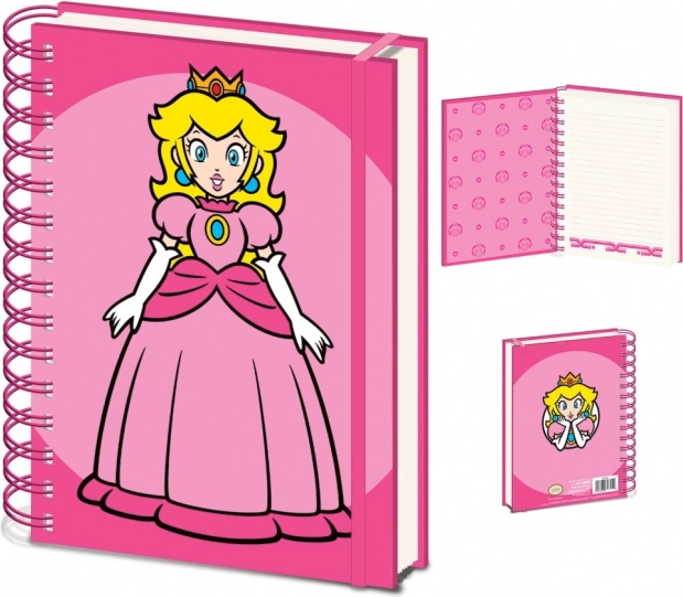 Quaderno ad anelli A5 con PRINCESS PEACH – SUPER MARIO