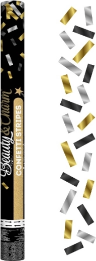 Coriandoli pneumatici oro, argento e nero – in pellicola