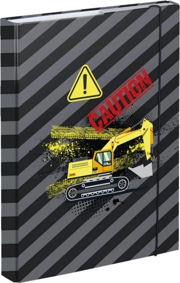Baagl cartella per quaderni scolastici A5 escavatore