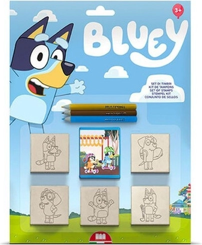 Multiprint Bluey set di timbri 5 pz