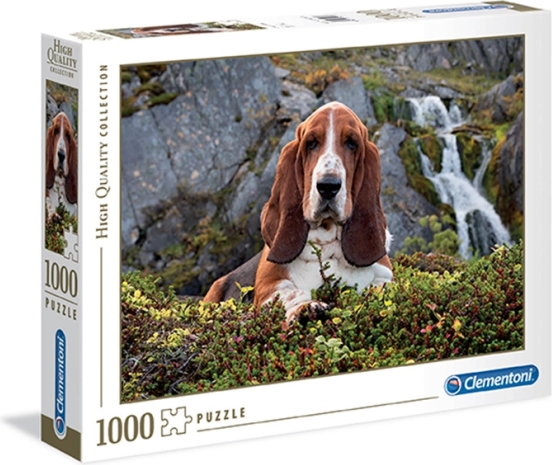 Puzzle Clementoni 1000 pezzi – BASSET HOUND dalla High Quality Collection