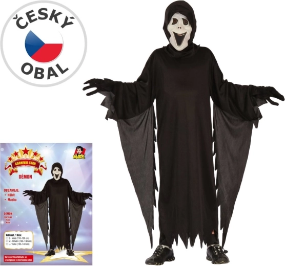 Costume di carnevale per bambini demone 120–130 cm