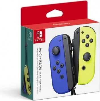 Controller Nintendo Joy-Con blu/giallo neon