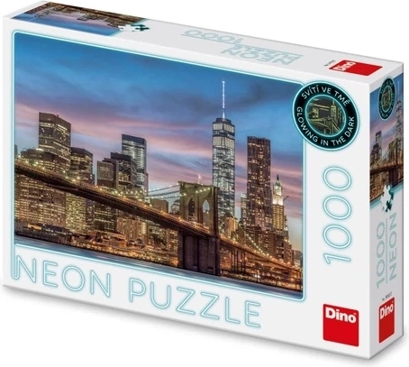 Puzzle Dino Neon New York 1000 pezzi