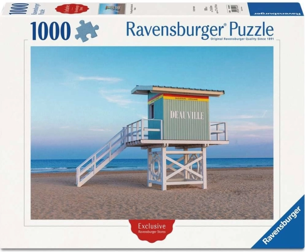 Puzzle Ravensburger Veduta di Deauville, Francia 1000 pezzi