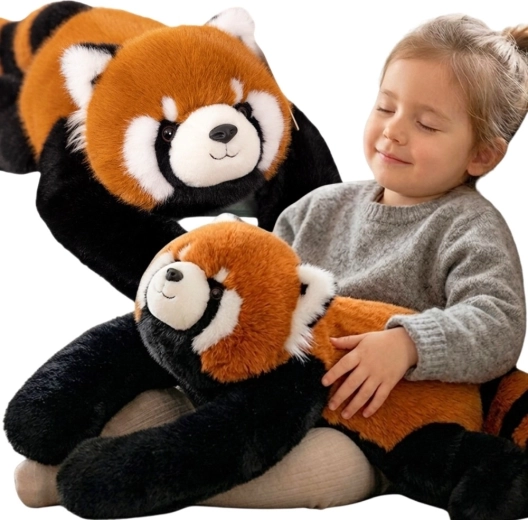 Panda rossa di peluche zavorrata Woopie 65 cm 2,5 kg