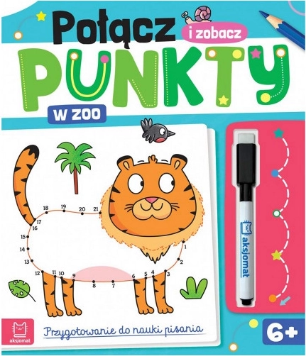 Unisci i puntini e scopri! Allo zoo – quaderni operativi divertenti per bambini