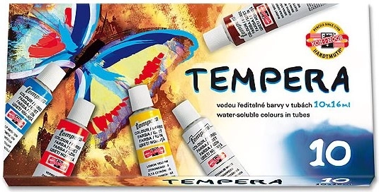 Colori a tempera KOH-I-NOOR 10x16ml Farfalla