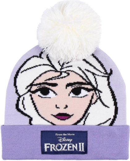 Cappello invernale per bambini con pompon Frozen 2
