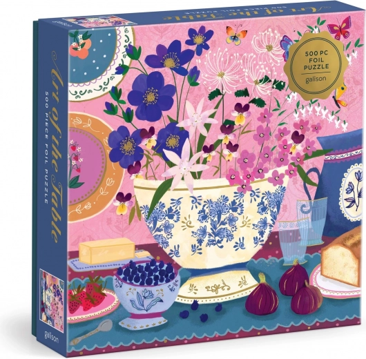 Puzzle in lamina Galison Joy Laforme – L’arte della tavola, 500 pezzi