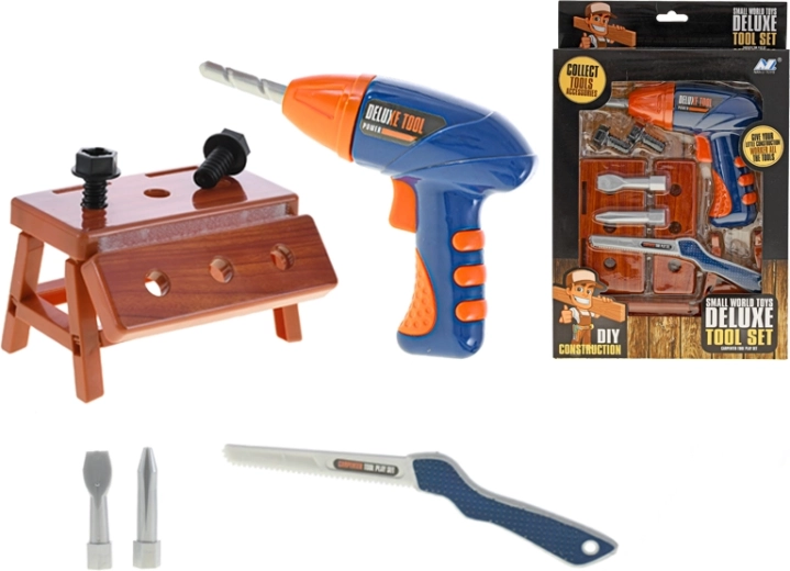 Set di attrezzi per bambini con trapano 18 cm in scatola