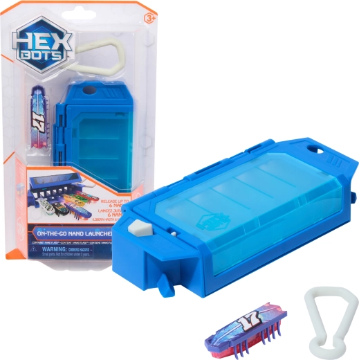 Hexbug HEXBOTS Nano On‑The‑Go Launcher con micro robot