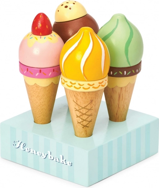 Set di gelati in legno HONEYBAKE – Le Toy Van
