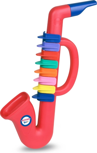 Sassofono giocattolo in plastica per bambini con 8 tasti