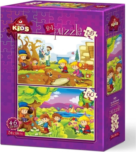 Puzzle Piccoli Botanici 35 e 60 pezzi