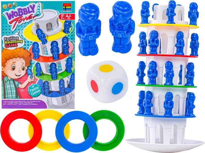 Gioco di abilità per famiglie Wobbly Tower (torre traballante)