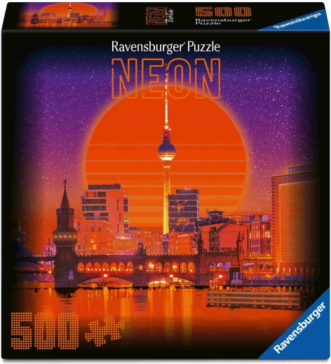 Collezione neon Ravensburger: Berlino – puzzle da 500 pezzi