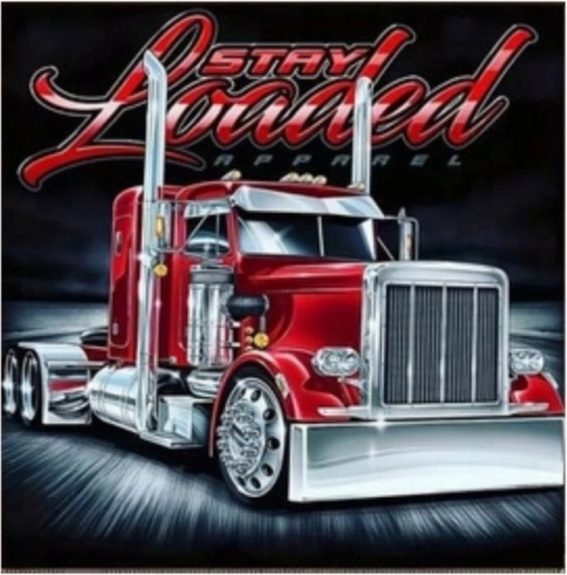 Norimpex pittura con diamanti camion rosso americano 30 × 40 cm
