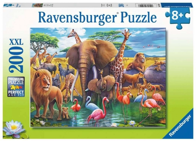Puzzle 2D 200 pezzi – animali selvatici RAVENSBURGER
