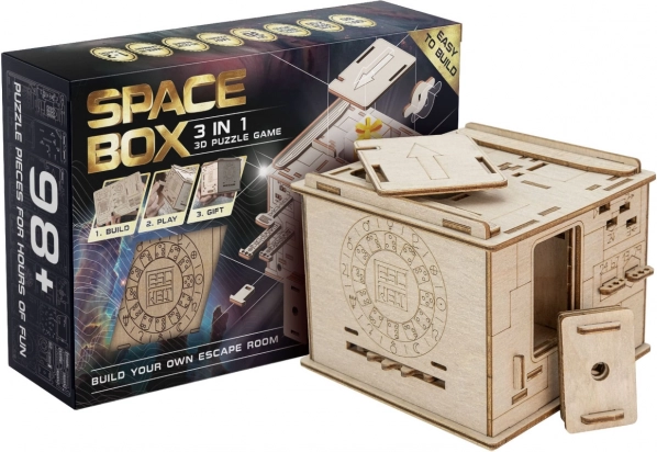 Puzzle in Legno Capsula Spaziale - EscapeWelt Costruzione 3D