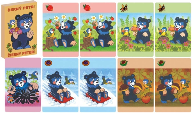 Gioco di carte Akim Černý Petr Méďa Baribal