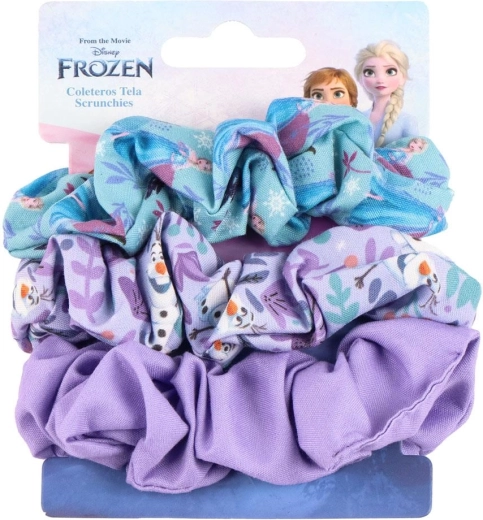 Set di elastici per capelli in tessuto Disney Frozen – Il Regno di Ghiaccio (3 pz)