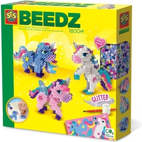 SES Beedz perline da stirare 3D unicorni