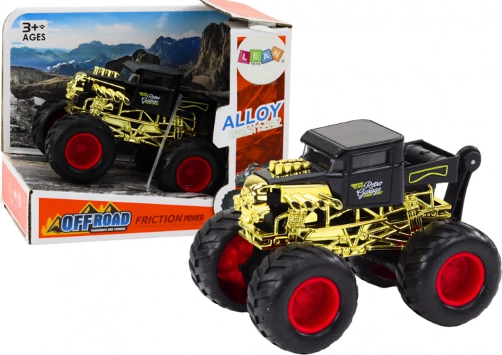 Veicolo Carrello elevatore fuoristrada nero