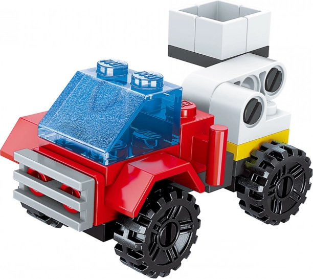 Qman Squros veicolo di soccorso Skyline 3-in-1 – mini set di costruzione