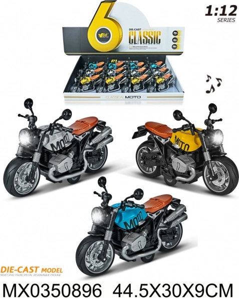 Moto 1:12 con luce e suono