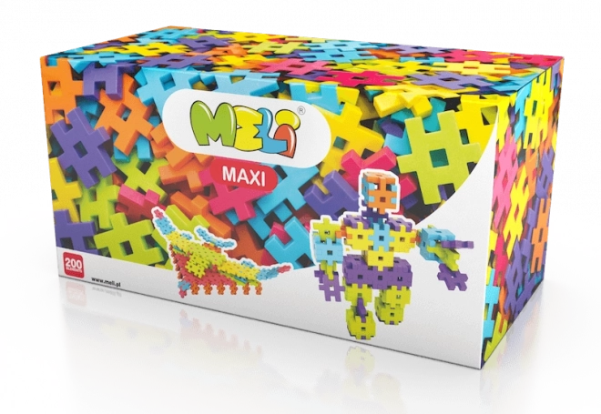Set di costruzioni Meli Maxi 200 pezzi
